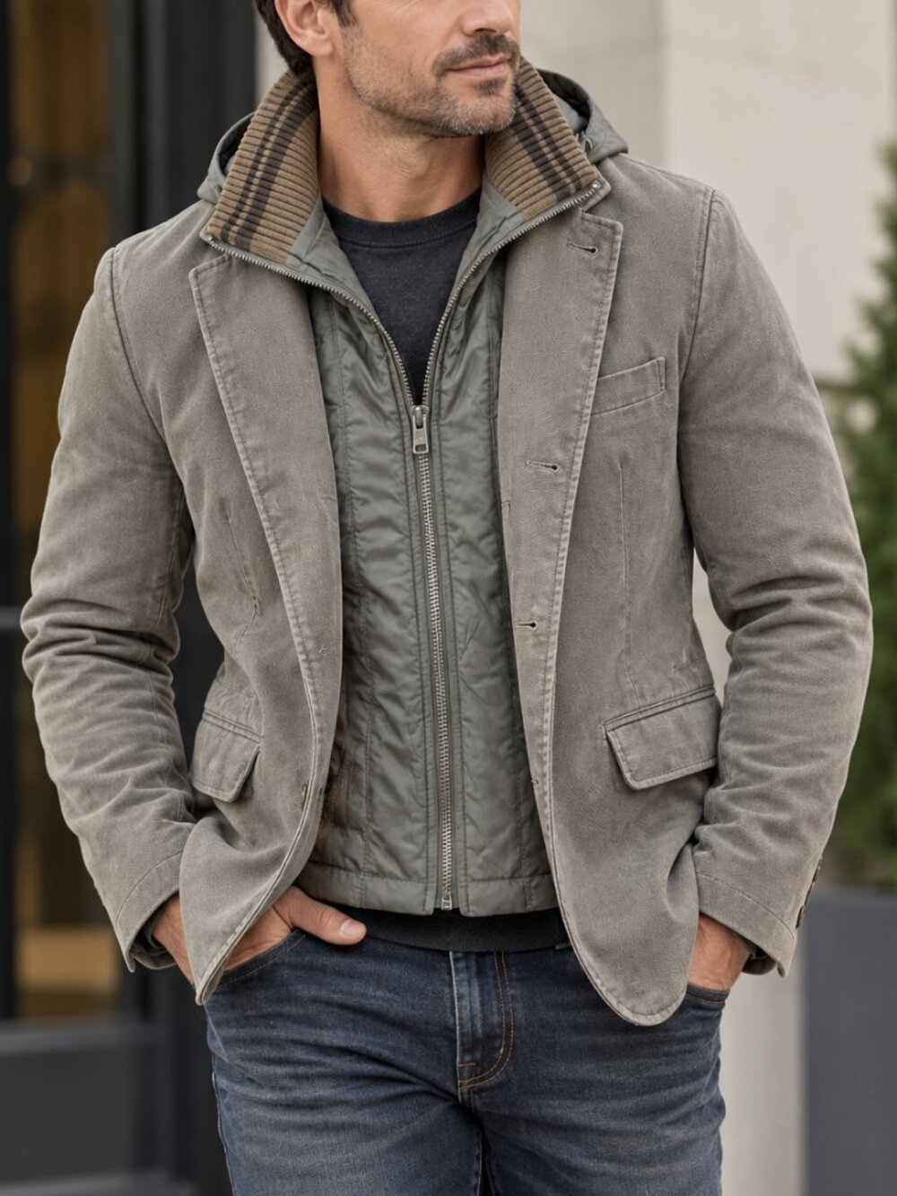G2blu Convertible Hooded Blazer 46